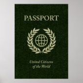 Grüner Pass Poster (Vorne)