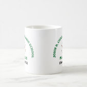 Grüner personalisierter Baseballspieler der High S Kaffeetasse (Mittel)