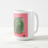 Grüner Pfeffer Kaffeetasse (VorderseiteRechts)