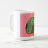 Grüner Pfeffer Kaffeetasse (Vorderseite Links)