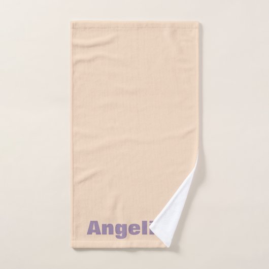 Grüner Pfefferbeige abstrakter geometrischer Muste Badhandtuch Set (Handtuch)