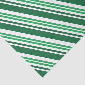 Grüner Pfefferminzstreifen Seidenpapier (Ausschnitt)