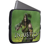 grüner Pfeil Laptopschutzhülle (Vorne Rechts)