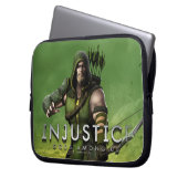 grüner Pfeil Laptopschutzhülle (Vorderseite Links)