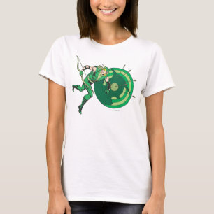 Grüner Pfeil mit Ziel 2 T-Shirt