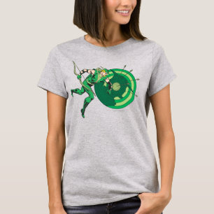 Grüner Pfeil mit Ziel 2 T-Shirt