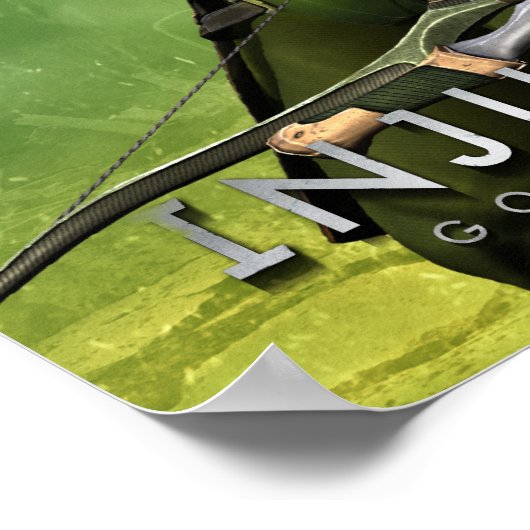 grüner Pfeil Poster (Ecke)