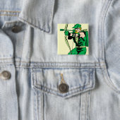 Grüner Pfeil schießt Pfeil Button (Beispiel)