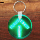 grüner Pfeil Schlüsselanhänger (Vorderseite)