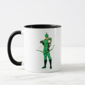Grüner Pfeil Stehend mit Bow Tasse (Links)