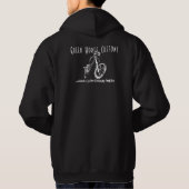 Grüner PferdegewohnheitenHoodie Hoodie (Rückseite)