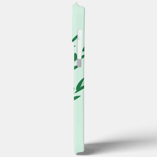 Grüner Pflanze Leaf Case-Mate iPhone Hülle (Rückseite / Links)