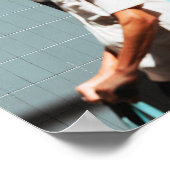 Grüner Pfosten Poster (Ecke)