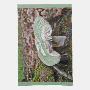 Grüner Pilz - Russula crusosa Handtuch