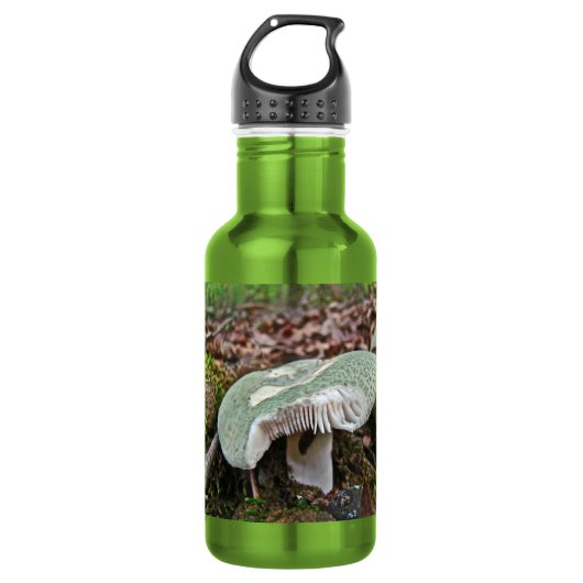 Grüner Pilz - Russula crusosa Trinkflasche (Vorderseite)