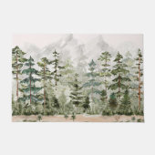 Grüner Pinienwald im Gebirge Fußmatte (Vorderseite)