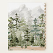 Grüner Pinienwald im Gebirge Planer (Rückseite)