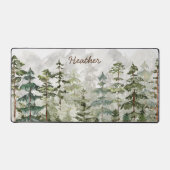 Grüner Pinienwald im Gebirge Schreibtischunterlage (Vorderseite)