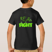 Grüner pixeliger Roboter T-Shirt (Rückseite)