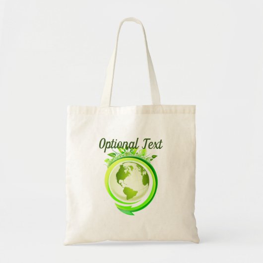 Grüner Planet des Earth Day Tragetasche (Vorne)