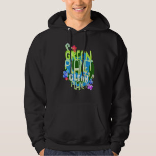 Grüner Planet ein sauberer Planet für erneuerbare  Hoodie