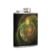 Grüner Planet Flachmann (Rechts)