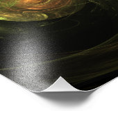 Grüner Planet Fotodruck (Ecke)