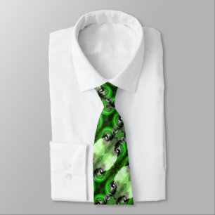 Grüner Planet Krawatte