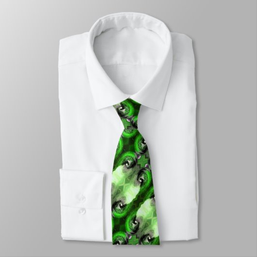 Grüner Planet Krawatte (Gebunden)