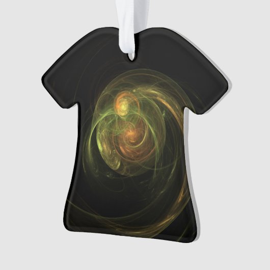 Grüner Planet Ornament (Vorderseite)