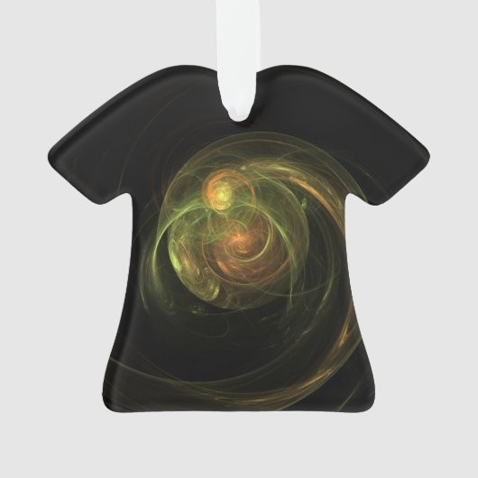 Grüner Planet Ornament (Rückseite)