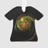 Grüner Planet Ornament (Vorderseite)