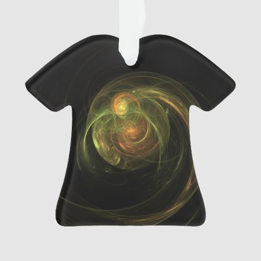 Grüner Planet Ornament (Vorderseite)