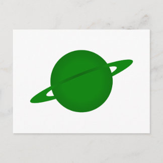Grüner Planet Postkarte
