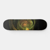 Grüner Planet Skateboard (Horizontal)