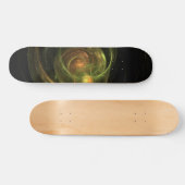 Grüner Planet Skateboard (Horizontal)