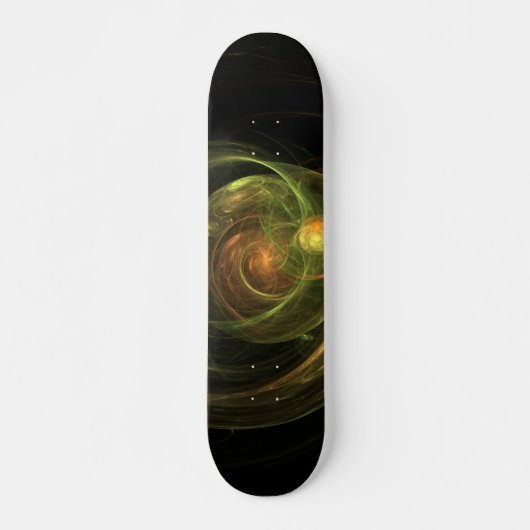 Grüner Planet Skateboard (Vorne)