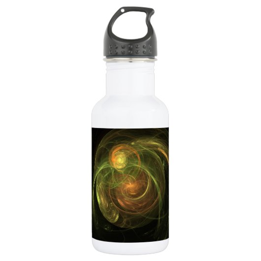 Grüner Planet Trinkflasche (Vorderseite)