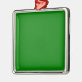 Grüner Platz Ornament Aus Metall (Links)