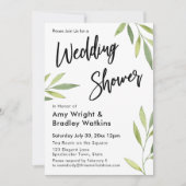 Grüner Polterabend Einladung (Vorderseite)