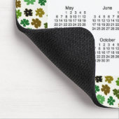 Grüner Power-Kalender der Blumen-2018 durch Janz Mousepad (Ecke)