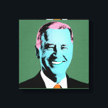 Grüner Präsident Biden Pop Art Leinwanddruck<br><div class="desc">Politischer Pop Art Gear und politische Geschenke von PolitiClothes.com & PolitiCardz.com finden die einzigartigsten Wahlen und politischen Geschenke inklusive: politische T - Shirt, politische Autoaufkleber, politische Buttons, politische Poster, politische Buttone, politische Karten, politische Tasse, politische Plakate, politische Zeichen und mehr! Politische Kunst & Gear: http://www.PolitiClothes.com Politische Karten und Geschenke: http://www.PolitiCardz.com...</div>