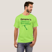 Grüner ProT - Shirt des Fenster-Reinigers (Vorne ganz)