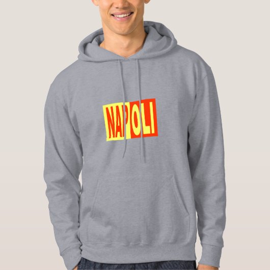 Grüner Pullover mit Kapuze NAPOLI ITALIA (Vorderseite)