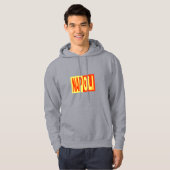 Grüner Pullover mit Kapuze NAPOLI ITALIA (Vorne ganz)