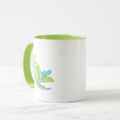 Grüner Quake Tasse (Vorderseite Links)