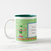 Grüner Rahmen des Zweifarbige Tasse (Links)