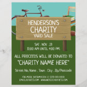 Grüner Rasen, Wohltätigkeit-Yard-Werbung für Veran Flyer (Vorne)