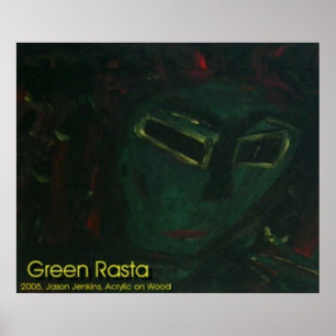 GRÜNER RASTA POSTER