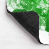 Grüner Rauch Mousepad (Ecke)